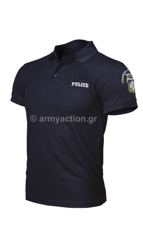 Αντιιδρωτική Μπλούζα Polo Συνοριακή Φύλαξη Μπλε | Greek Forces