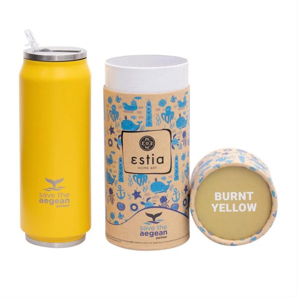 thermos-Travel-Cup-Save-the-Aegean-500ml-Pineapple-Yellow--Estia