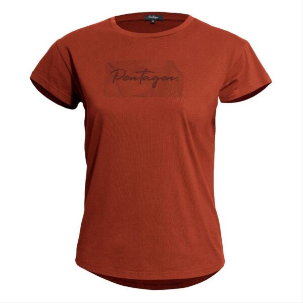 gynaikeio-T-Shirt-Whisper-CONTOUR-Maroon-Red--Pentagon