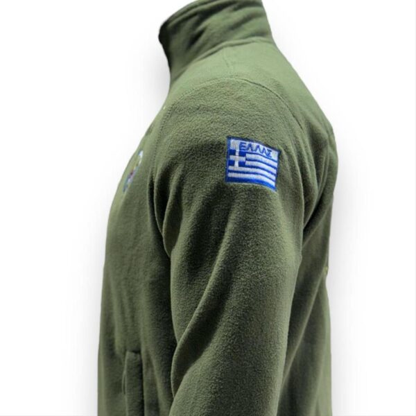 zaketa-Fleece-kentima-T-Shirt-keap-Olive--Greek-Forces