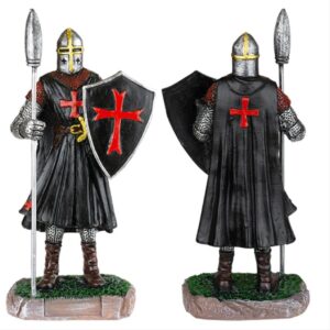 figoyra-diakosmitiki-Shield-spear-black-Templar-Knight-TOLE10-39541--Albainox